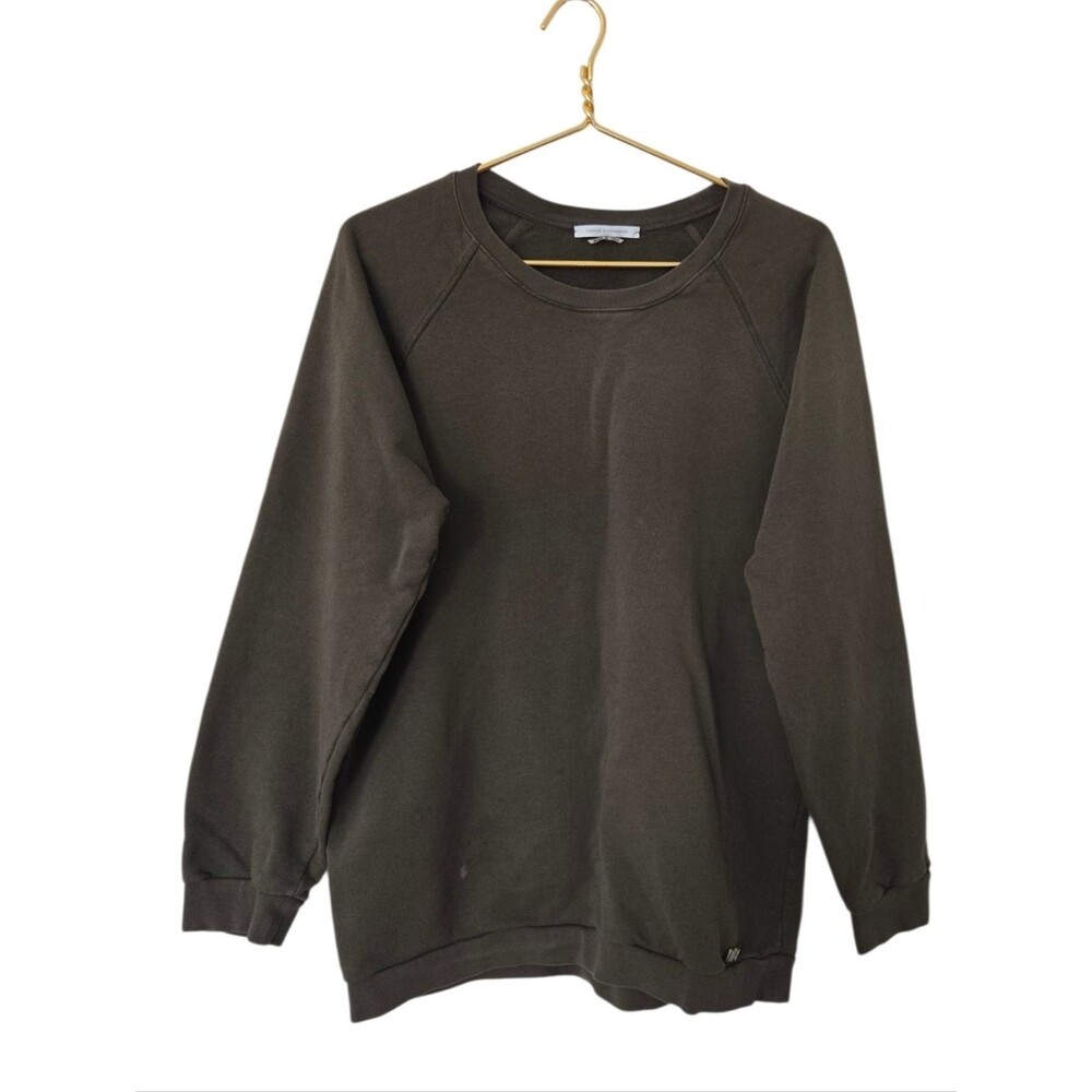 Daniele Alessandrini mens sweatshirt top Long sleeve Made in Italy Olive